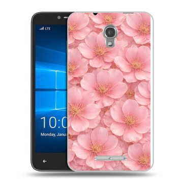 Пластиковый чехол на Alcatel OneTouch Pixi First с принтом женский
