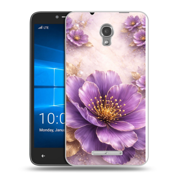 Пластиковый чехол на Alcatel OneTouch Pixi First с принтом женский Пластиковый чехол на Alcatel OneTouch Pixi First с принтом женский