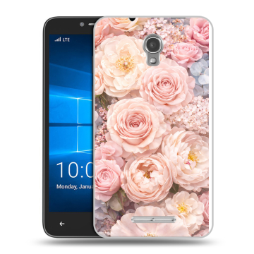 Пластиковый чехол на Alcatel OneTouch Pixi First с принтом женский Пластиковый чехол на Alcatel OneTouch Pixi First с принтом женский