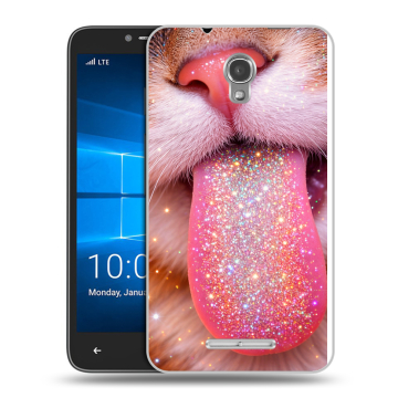 Пластиковый чехол на Alcatel OneTouch Pixi First с принтом для девочек Пластиковый чехол на Alcatel OneTouch Pixi First с принтом для девочек