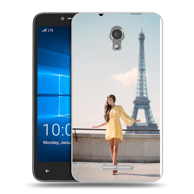 Пластиковый чехол на Alcatel OneTouch Pixi First с принтом Париж Пластиковый чехол на Alcatel OneTouch Pixi First с принтом Париж