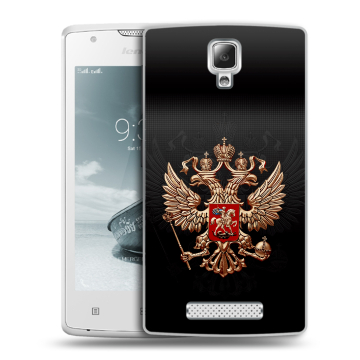 Пластиковый чехол на Lenovo A1000 с принтом Герб России Пластиковый чехол на Lenovo A1000 с принтом Герб России