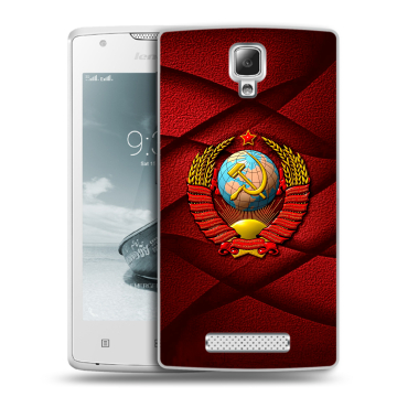 Пластиковый чехол на Lenovo A1000 с принтом Герб СССР Пластиковый чехол на Lenovo A1000 с принтом Герб СССР