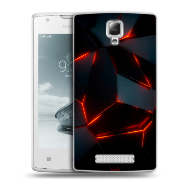 Пластиковый чехол на Lenovo A1000 с принтом Яркие абстракции Пластиковый чехол на Lenovo A1000 с принтом Яркие абстракции