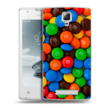Пластиковый чехол на Lenovo A1000 с принтом Конфеты Пластиковый чехол на Lenovo A1000 с принтом Конфеты