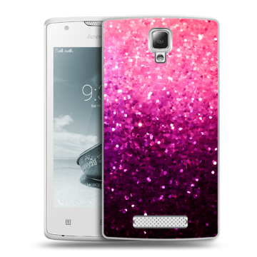 Пластиковый чехол на Lenovo A1000 с принтом Блестки Пластиковый чехол на Lenovo A1000 с принтом Блестки
