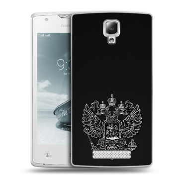 Пластиковый чехол на Lenovo A1000 с принтом Герб России Пластиковый чехол на Lenovo A1000 с принтом Герб России