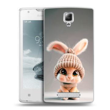 Пластиковый чехол на Lenovo A1000 с принтом Кролик Пластиковый чехол на Lenovo A1000 с принтом Кролик