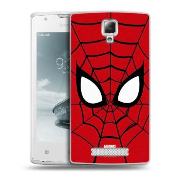 Пластиковый чехол на Lenovo A1000 с принтом человек паук spiderman Пластиковый чехол на Lenovo A1000 с принтом человек паук spiderman