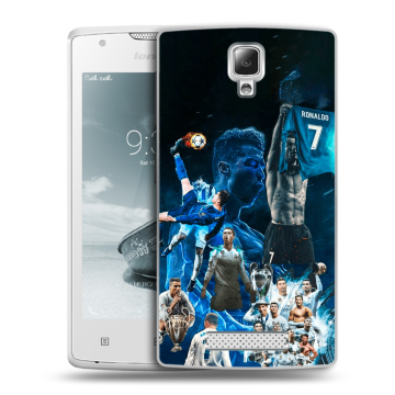 Пластиковый чехол на Lenovo A1000 с принтом Реал Роналдо Пластиковый чехол на Lenovo A1000 с принтом Реал Роналдо