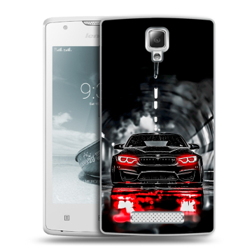 Пластиковый чехол на Lenovo A1000 с принтом BMW БМВ Пластиковый чехол на Lenovo A1000 с принтом BMW БМВ