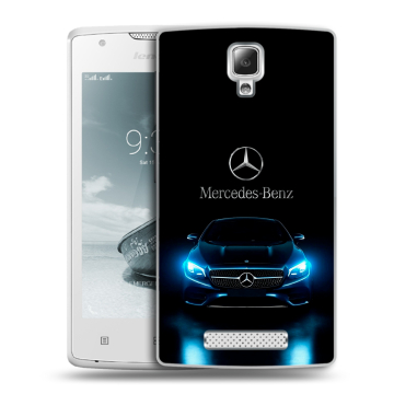 Пластиковый чехол на Lenovo A1000 с принтом Mercedes Мерседес Пластиковый чехол на Lenovo A1000 с принтом Mercedes Мерседес