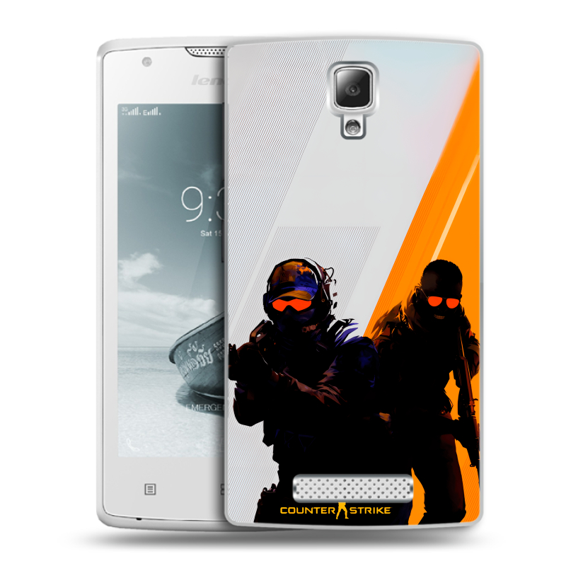 Пластиковый чехол на Lenovo A1000 с принтом Контер страйк Counter strike Пластиковый чехол на Lenovo A1000 с принтом Контер страйк Counter strike