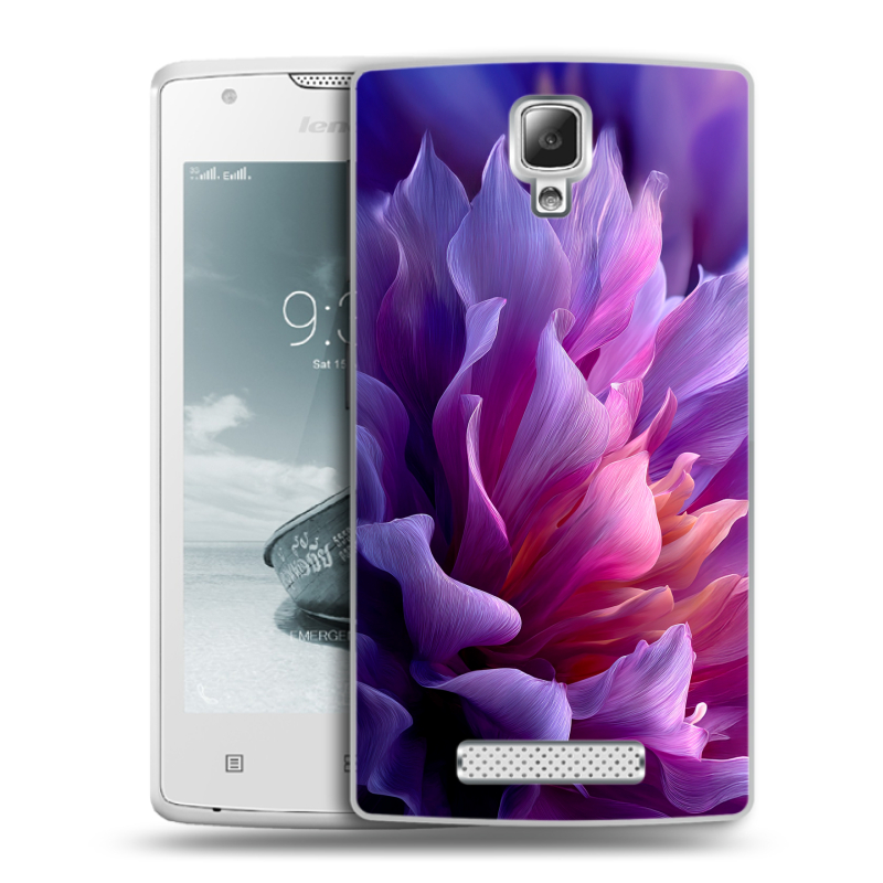Пластиковый чехол на Lenovo A1000 с принтом женский цветы Пластиковый чехол на Lenovo A1000 с принтом женский цветы