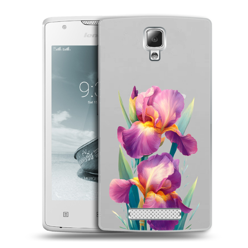 Пластиковый чехол на Lenovo A1000 с принтом Цветы орхидеи Пластиковый чехол на Lenovo A1000 с принтом Цветы орхидеи