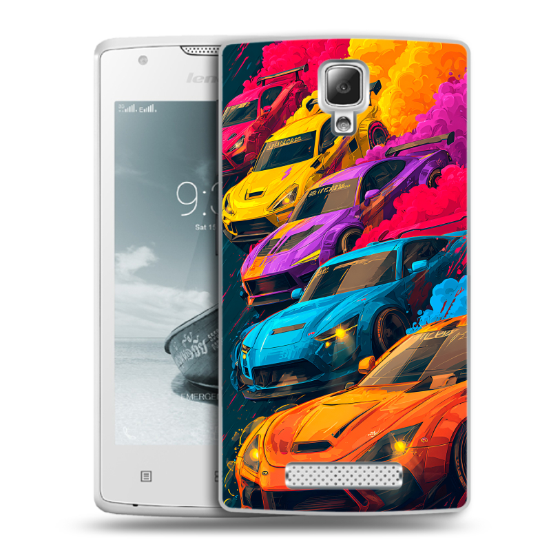 Пластиковый чехол на Lenovo A1000 с принтом Тачки Пластиковый чехол на Lenovo A1000 с принтом Тачки