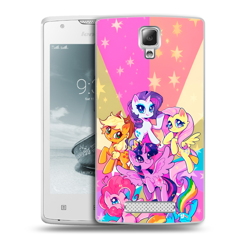Пластиковый чехол на Lenovo A1000 с принтом My little pony Дружба чудо Пластиковый чехол на Lenovo A1000 с принтом My little pony Дружба чудо
