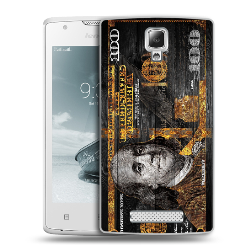 Пластиковый чехол на Lenovo A1000 с принтом Доллар деньги Пластиковый чехол на Lenovo A1000 с принтом Доллар деньги
