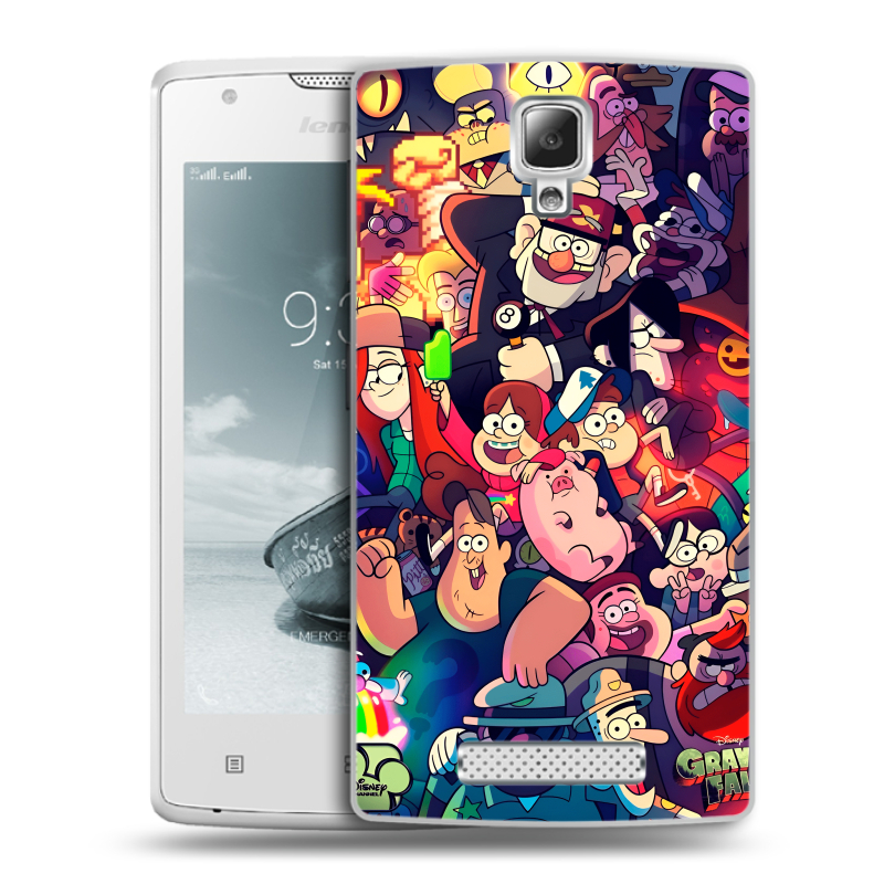 Пластиковый чехол на Lenovo A1000 с принтом Gravity Falls Гравити Фолз Пластиковый чехол на Lenovo A1000 с принтом Gravity Falls Гравити Фолз