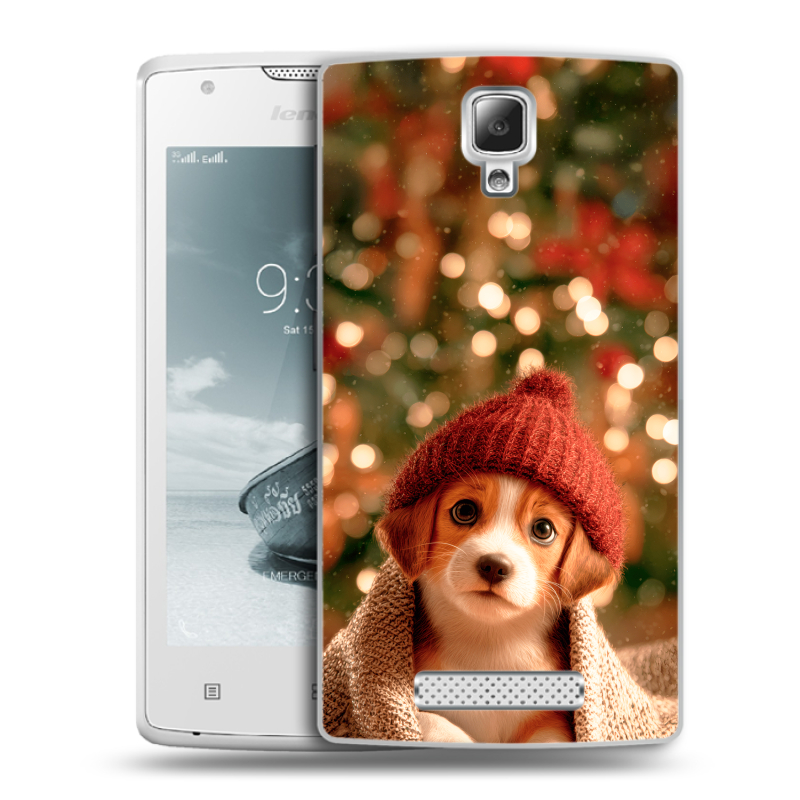 Пластиковый чехол на Lenovo A1000 с принтом Новый год Пластиковый чехол на Lenovo A1000 с принтом Новый год