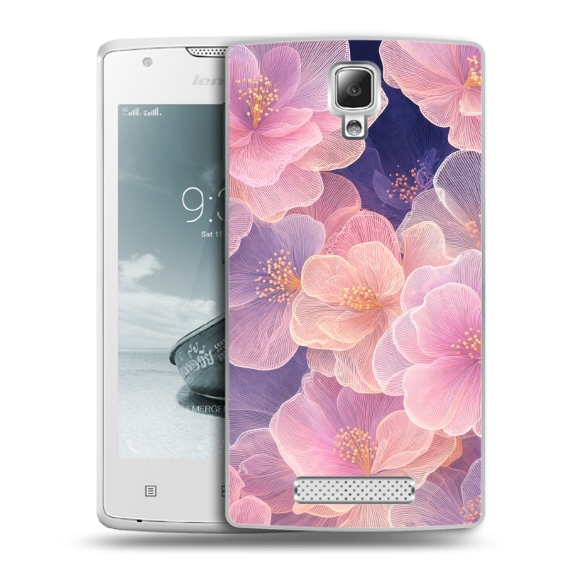Пластиковый чехол на Lenovo A1000 с принтом женский Пластиковый чехол на Lenovo A1000 с принтом женский