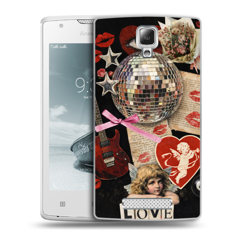 Пластиковый чехол на Lenovo A1000 с принтом для девочек Пластиковый чехол на Lenovo A1000 с принтом для девочек