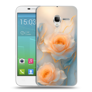 Силиконовый чехол на Alcatel One Touch POP 3 5 с принтом Женский Силиконовый чехол на Alcatel One Touch POP 3 5 с принтом Женский