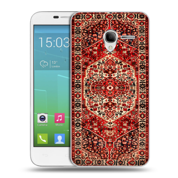 Силиконовый чехол на Alcatel One Touch POP 3 5 с принтом Ковер
