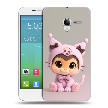 Силиконовый чехол на Alcatel One Touch POP 3 5 с принтом Куроми Kuromi 