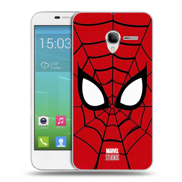 Силиконовый чехол на Alcatel One Touch POP 3 5 с принтом человек паук spiderman Силиконовый чехол на Alcatel One Touch POP 3 5 с принтом человек паук spiderman