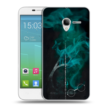 Силиконовый чехол на Alcatel One Touch POP 3 5 с принтом Гарри Поттер Harry Potter