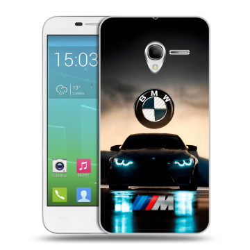 Силиконовый чехол на Alcatel One Touch POP 3 5 с принтом БМВ BMW Силиконовый чехол на Alcatel One Touch POP 3 5 с принтом БМВ BMW