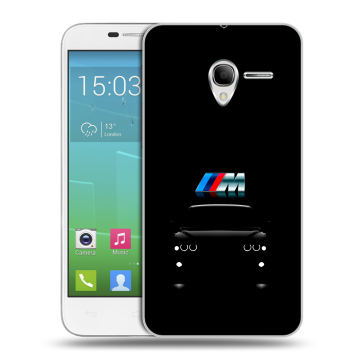 Силиконовый чехол на Alcatel One Touch POP 3 5 с принтом БМВ BMW Силиконовый чехол на Alcatel One Touch POP 3 5 с принтом БМВ BMW