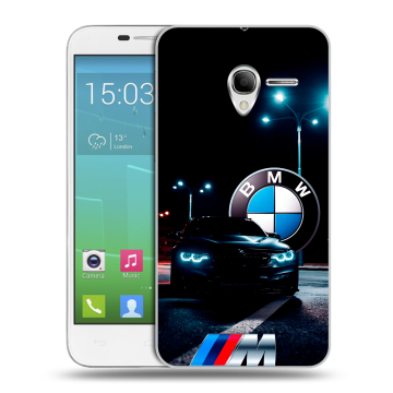 Силиконовый чехол на Alcatel One Touch POP 3 5 с принтом БМВ BMW Силиконовый чехол на Alcatel One Touch POP 3 5 с принтом БМВ BMW