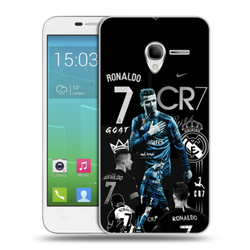 Силиконовый чехол на Alcatel One Touch POP 3 5 с принтом Реал Роналдо