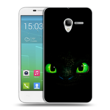 Силиконовый чехол на Alcatel One Touch POP 3 5 с принтом Как приручить дракона