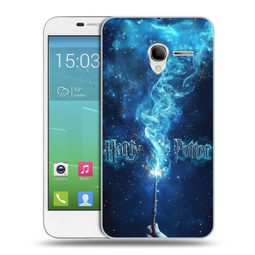 Силиконовый чехол на Alcatel One Touch POP 3 5 с принтом Harry Potter Гарри Поттер