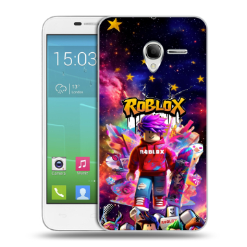 Силиконовый чехол на Alcatel One Touch POP 3 5 с принтом Roblox Роблокс Силиконовый чехол на Alcatel One Touch POP 3 5 с принтом Roblox Роблокс