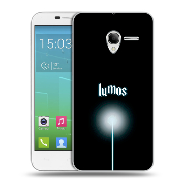Силиконовый чехол на Alcatel One Touch POP 3 5 с принтом Harry Potter Гарри Поттер