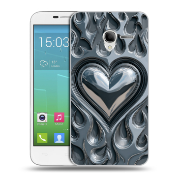 Силиконовый чехол на Alcatel One Touch POP 3 5 с принтом Y2K