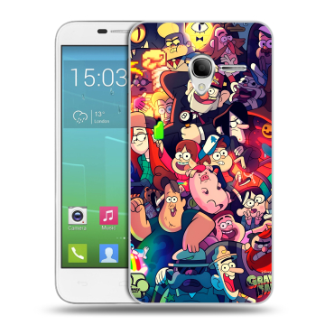 Силиконовый чехол на Alcatel One Touch POP 3 5 с принтом Gravity Falls Гравити Фолз
