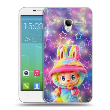 Силиконовый чехол на Alcatel One Touch POP 3 5 с принтом Labubu Лабубу