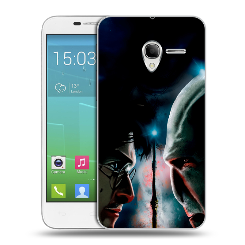 Силиконовый чехол на Alcatel One Touch POP 3 5 с принтом Гарри Поттер Harry Potter Силиконовый чехол на Alcatel One Touch POP 3 5 с принтом Гарри Поттер Harry Potter
