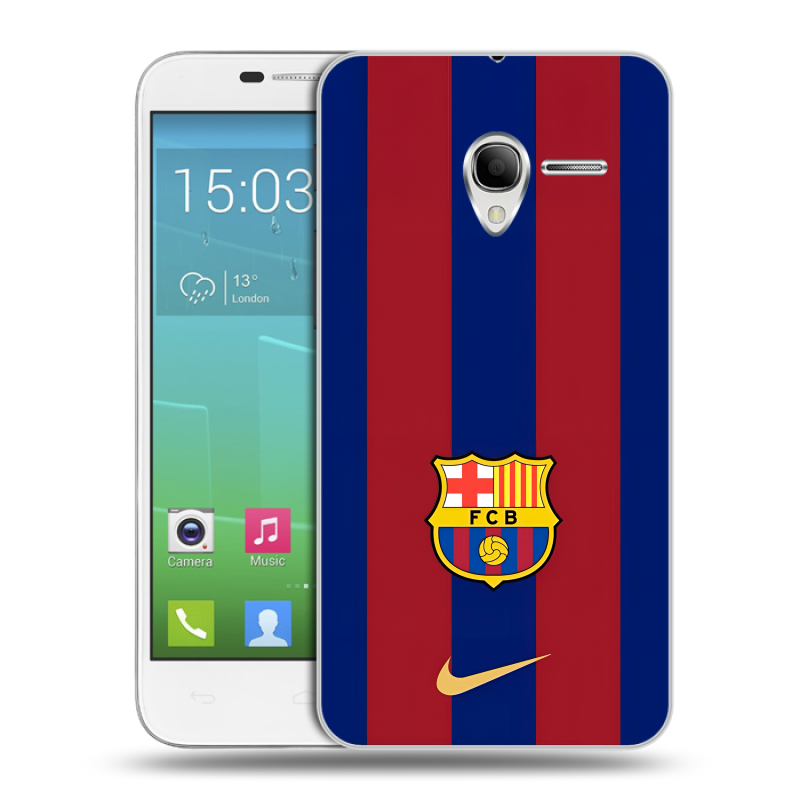Силиконовый чехол на Alcatel One Touch POP 3 5 с принтом Барселона Barcelona Силиконовый чехол на Alcatel One Touch POP 3 5 с принтом Барселона Barcelona