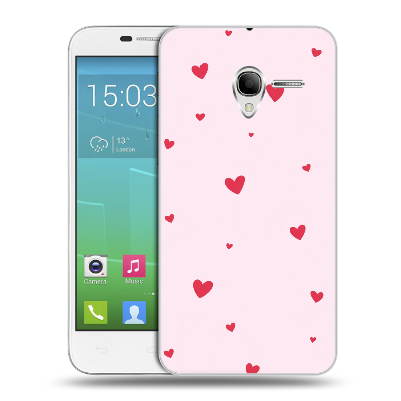 Силиконовый чехол на Alcatel One Touch POP 3 5 с принтом для девочек Силиконовый чехол на Alcatel One Touch POP 3 5 с принтом для девочек