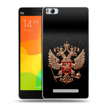 Пластиковый чехол на Xiaomi Mi 4c с принтом Герб России Пластиковый чехол на Xiaomi Mi 4c с принтом Герб России