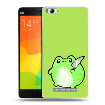Пластиковый чехол на Xiaomi Mi 4c с принтом Лягушенок