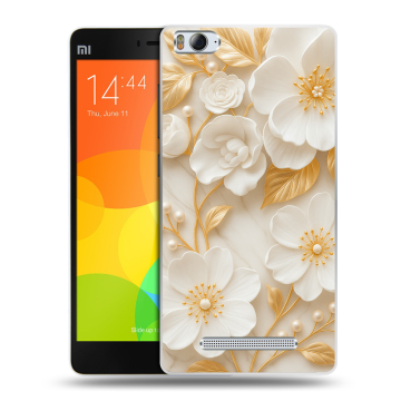 Пластиковый чехол на Xiaomi Mi 4c с принтом Цветы Пластиковый чехол на Xiaomi Mi 4c с принтом Цветы