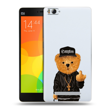 Пластиковый чехол на Xiaomi Mi 4c с принтом Мишка