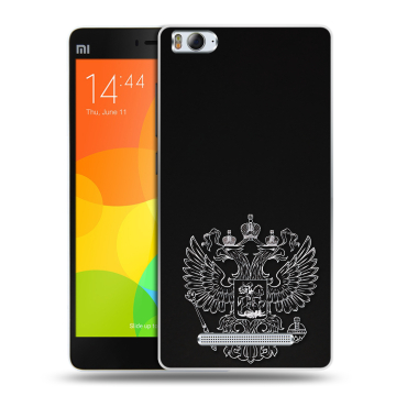 Пластиковый чехол на Xiaomi Mi 4c с принтом Герб России Пластиковый чехол на Xiaomi Mi 4c с принтом Герб России